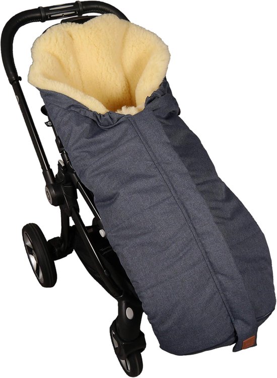 Kinderwagen Voetenzak - Muts baby - Baby Warm Houden - Wind en Waterafstotend - 105 x 45 x 7 cm — afbeelding 3