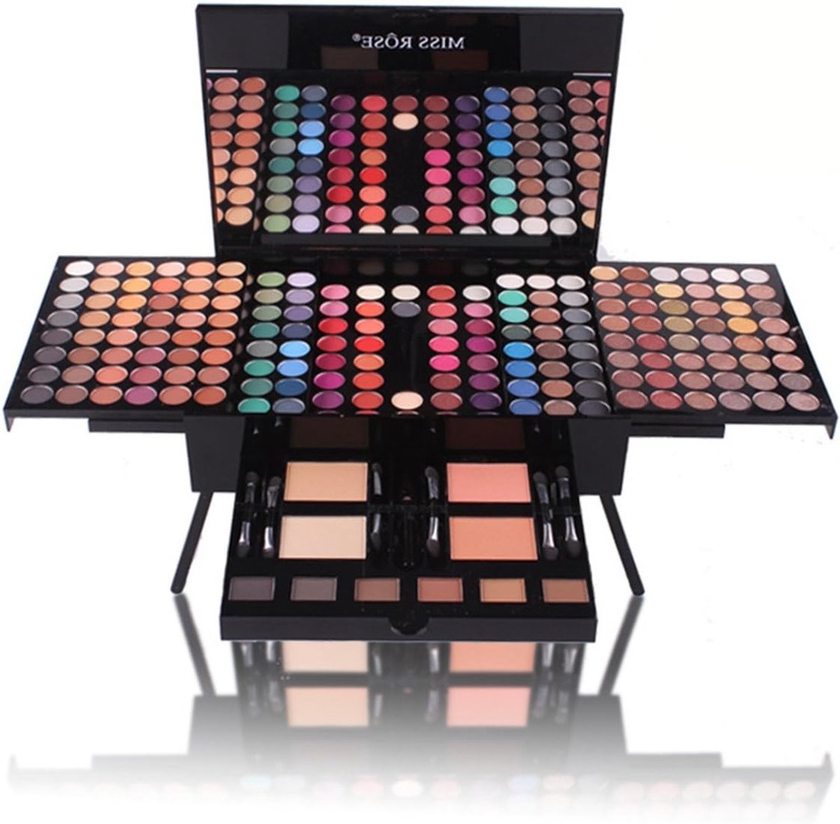 Complete Make-up Set voor Beginners - Essentiële Make-up Essentials met Lipgloss, Blush, Oogschaduw en Hooggepigmenteerde Paletten