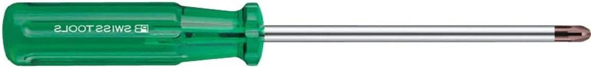 Schroevendraaier Pozidriv - Schroefbeitel PZ - Vastzetten Schroeven - Ergonomische Handgreep - 2 x 100 mm - null