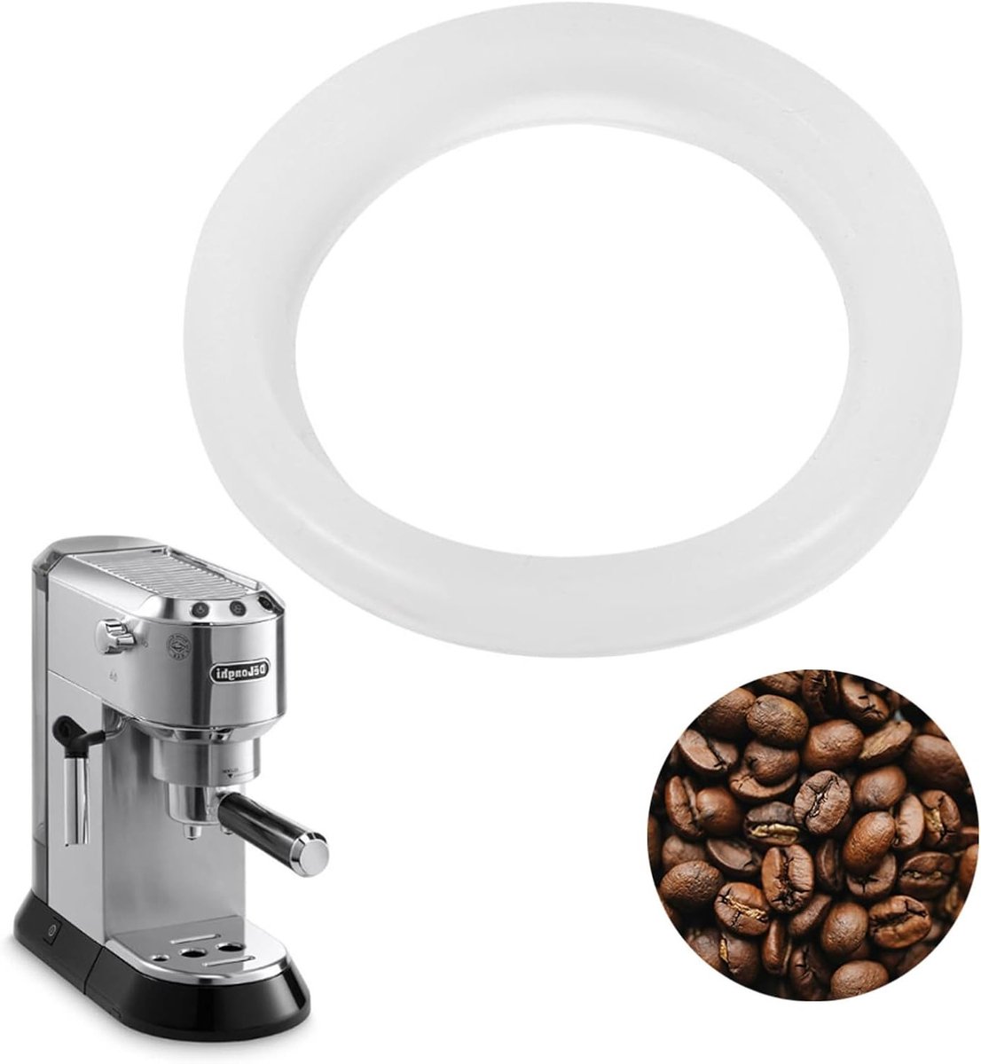 Duurzame en hittebestendige siliconen afdichting voor koffiezetapparaten, geschikt voor EC680, EC685, EC785, EC885, EC850, EC860, Ø 58 mm, ideaal voor optimale koffie-extractie en gebruiksgemak