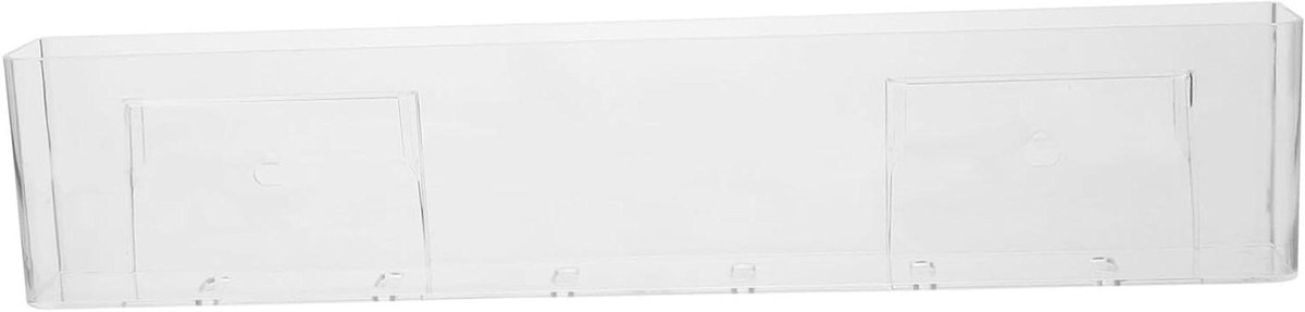 Cd-rek Dvd-houder - Acryl Standaard - Muziek Opslag - Delicaat Ontwerp - 45 cm Lengte - Transparant