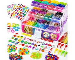 Bolke Loombandjes XL Set 17.500 Stuks - Loom Elastiekjes & Loom Bands - Armbandjes Maken - Starterspakket Meisjes - het grote speelgoedboek 2026