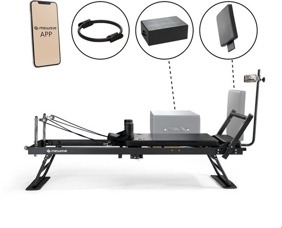 SET: Pilates Reformer Set Inklapbaar voor Thuis en Studio - €549,00