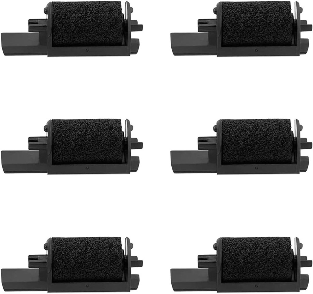 6 Pack Ribbons voor IR-40 Kassaregister en Printer - Compatibel met Sharp XE-A101, XE-A102, XE-A106, XE-A110, XE-A120 - Hoogwaardige Inktrollers voor Betrouwbare Prestaties