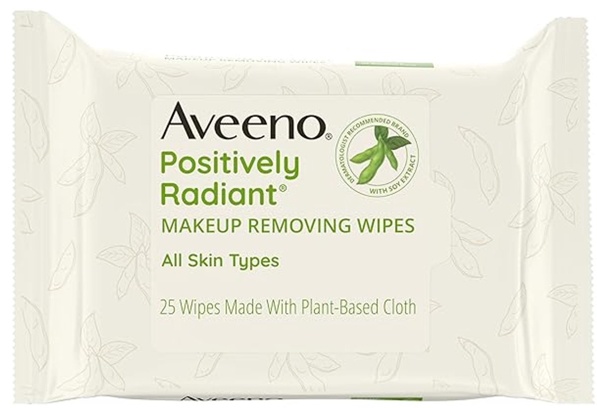 Aveeno Calm + Restore Nourishing Makeup Remover Face Wipes - Make-up doekjes - Make-up remover - Gezichtsdoekjes - Geurvrije gezichtsreinigingsdoekjes