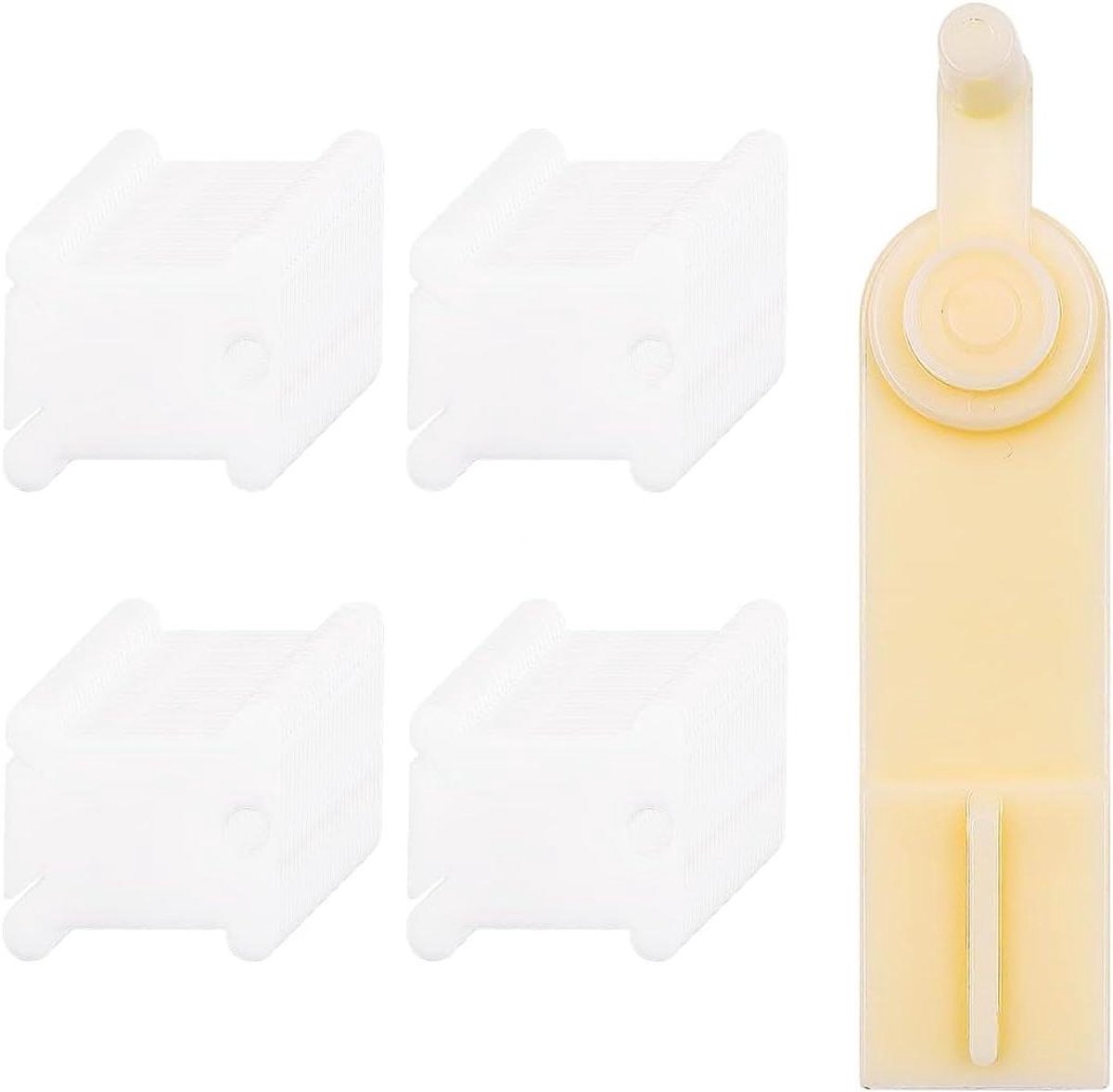 Plastic Floss Klossen - Draad Organizer - Kruissteek Opslag - Inclusief Wikkelaar - 101 Stuks - Wit