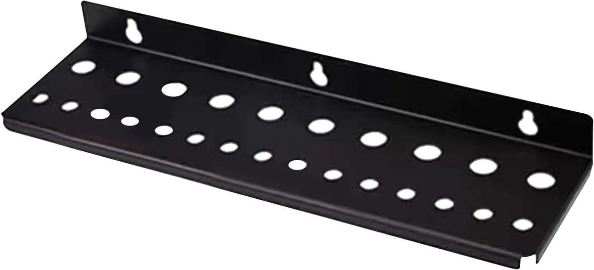 Schroevendraaier houder - Gereedschap organizer - Werkplaats opruimen - 25 gaten - 35 x 9.5 cm - Zilverkleurig