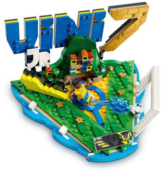 LEGO Editions - Vini Jr. – Faits saillants du football Ensemble de construction de football pour enfants - 43027