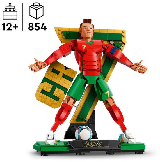 LEGO Editions Cristiano Ronaldo - Légende du Football CR 7 Kit de Construction pour Enfants - 43016