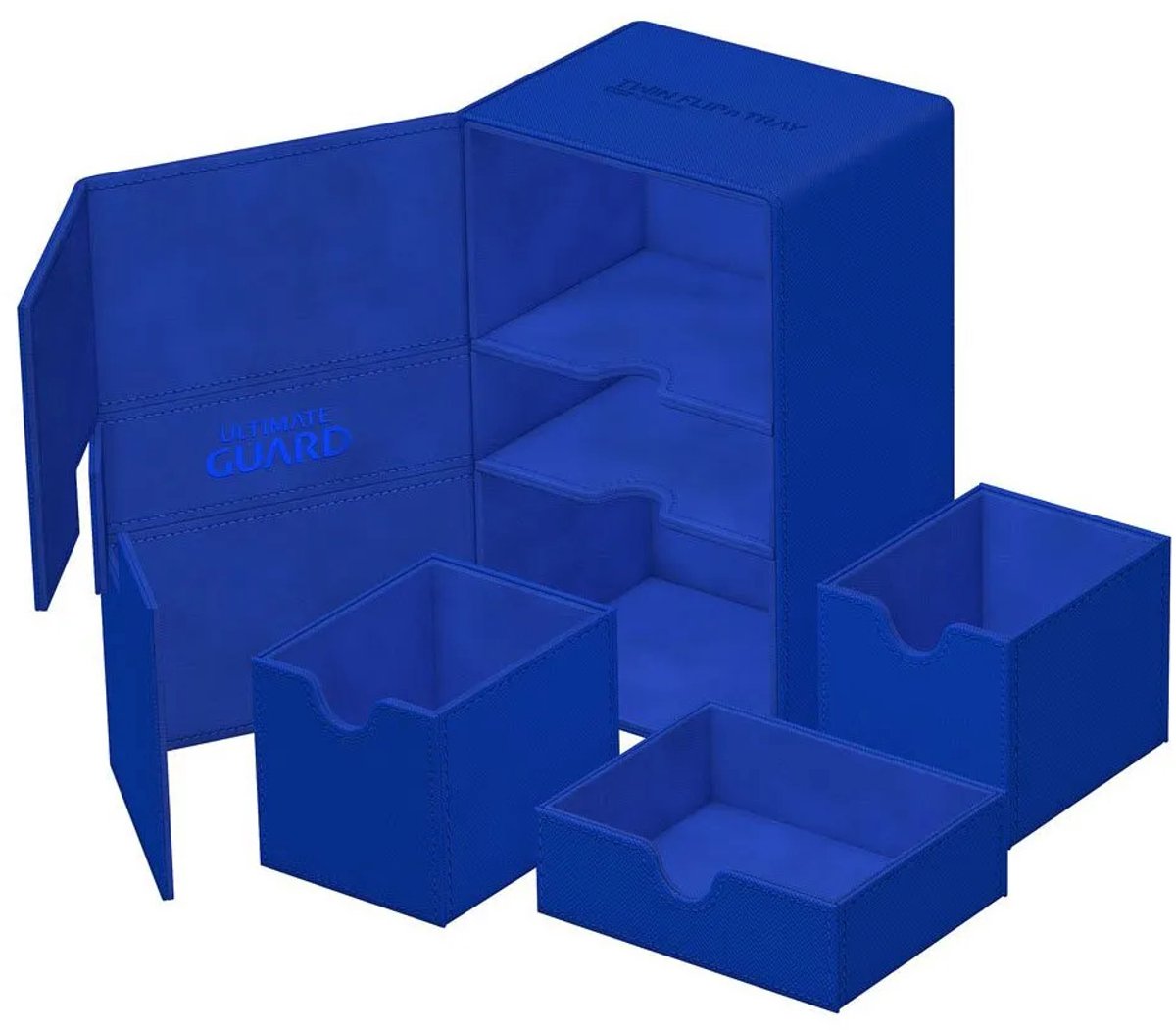 Ultimate Guard Ultimate Guard Twin Flip'n'Tray 160+ Xenoskin - Blue Card Boxes
