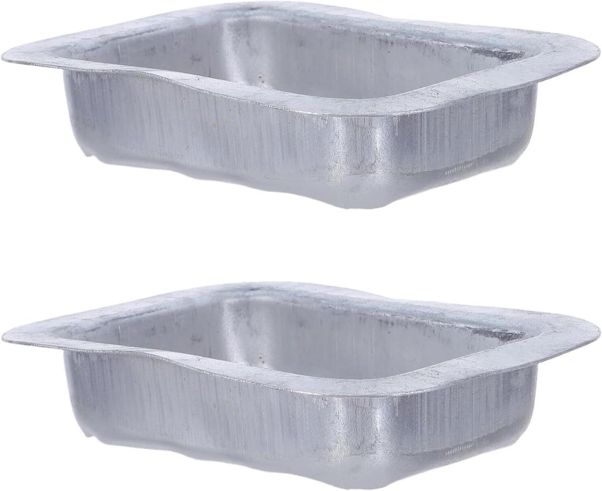 Dakgoot Afvoeradapter - Regenwateruitlaat - Efficiënte Waterafvoer - Weerbestendig Aluminium - 12.4 x 9.8 cm - Zilver