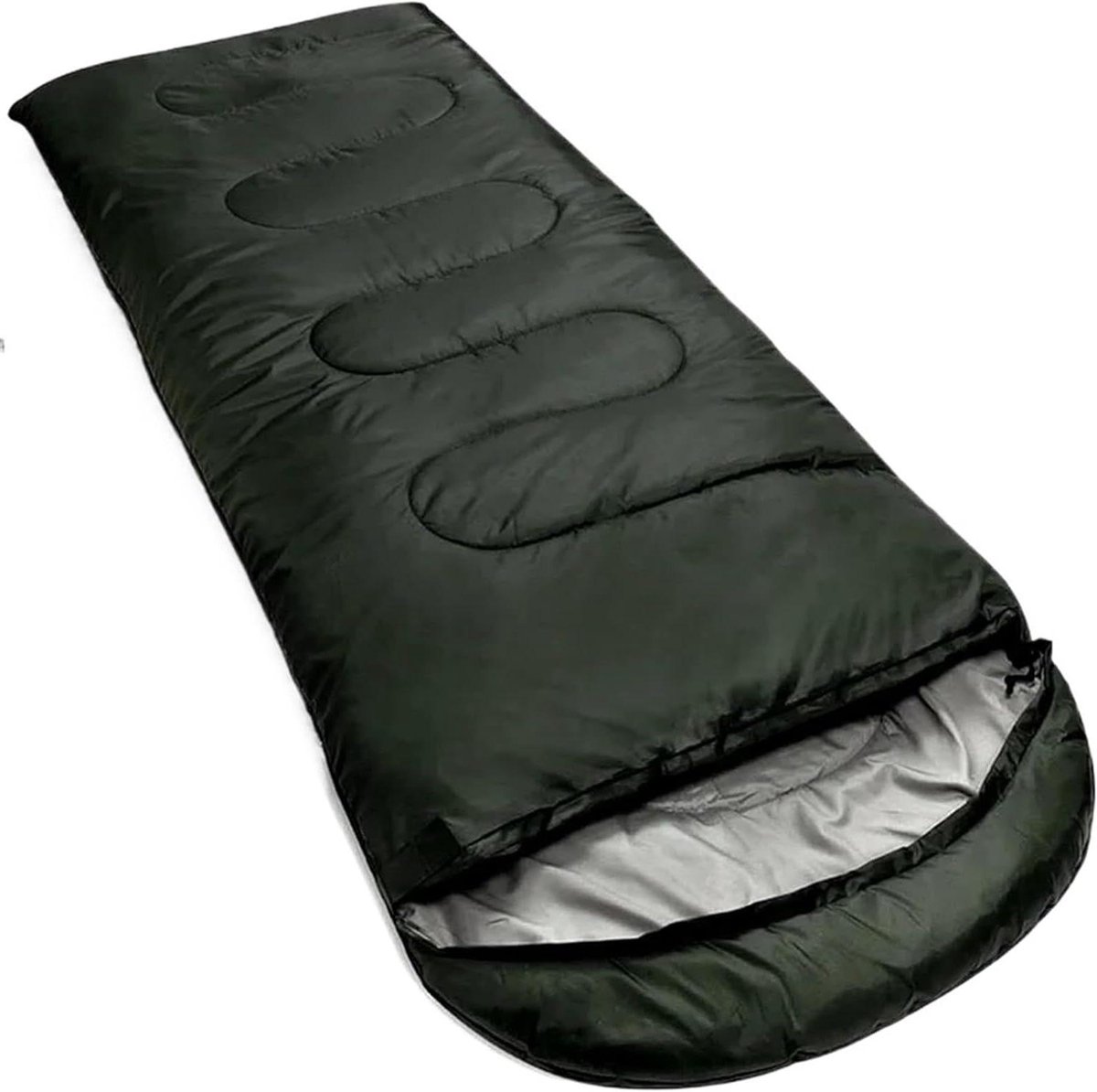 Camping Slaapzak - Draagbare Slaapzak - Outdoor Avonturen - Extra Dikke Vulling - 75 x 210 cm - Zwart