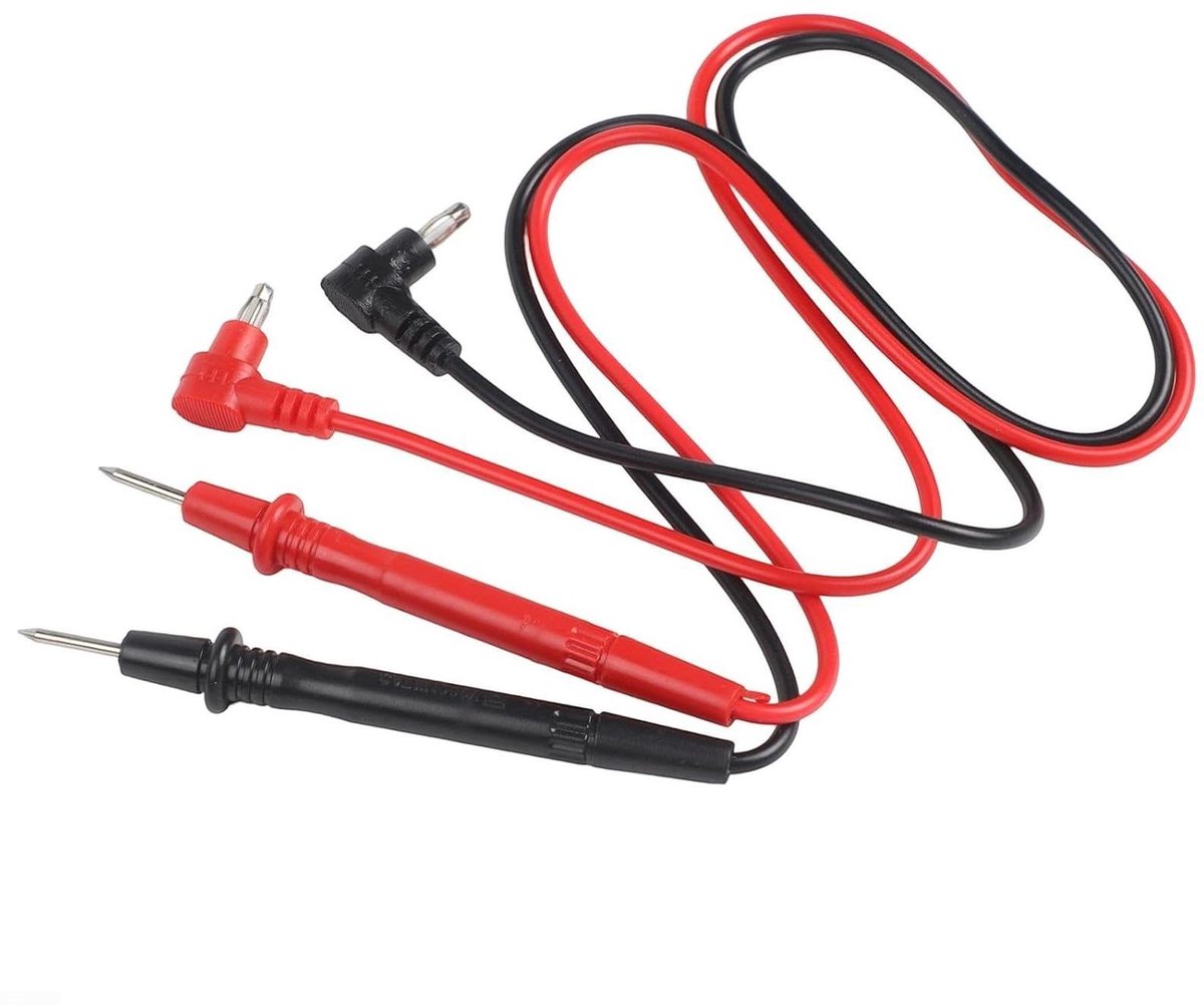 Digitale multimeter clip - Testkabel set - Elektrisch testen - Complete set - 72 cm lengte - Zoals afgebeeld
