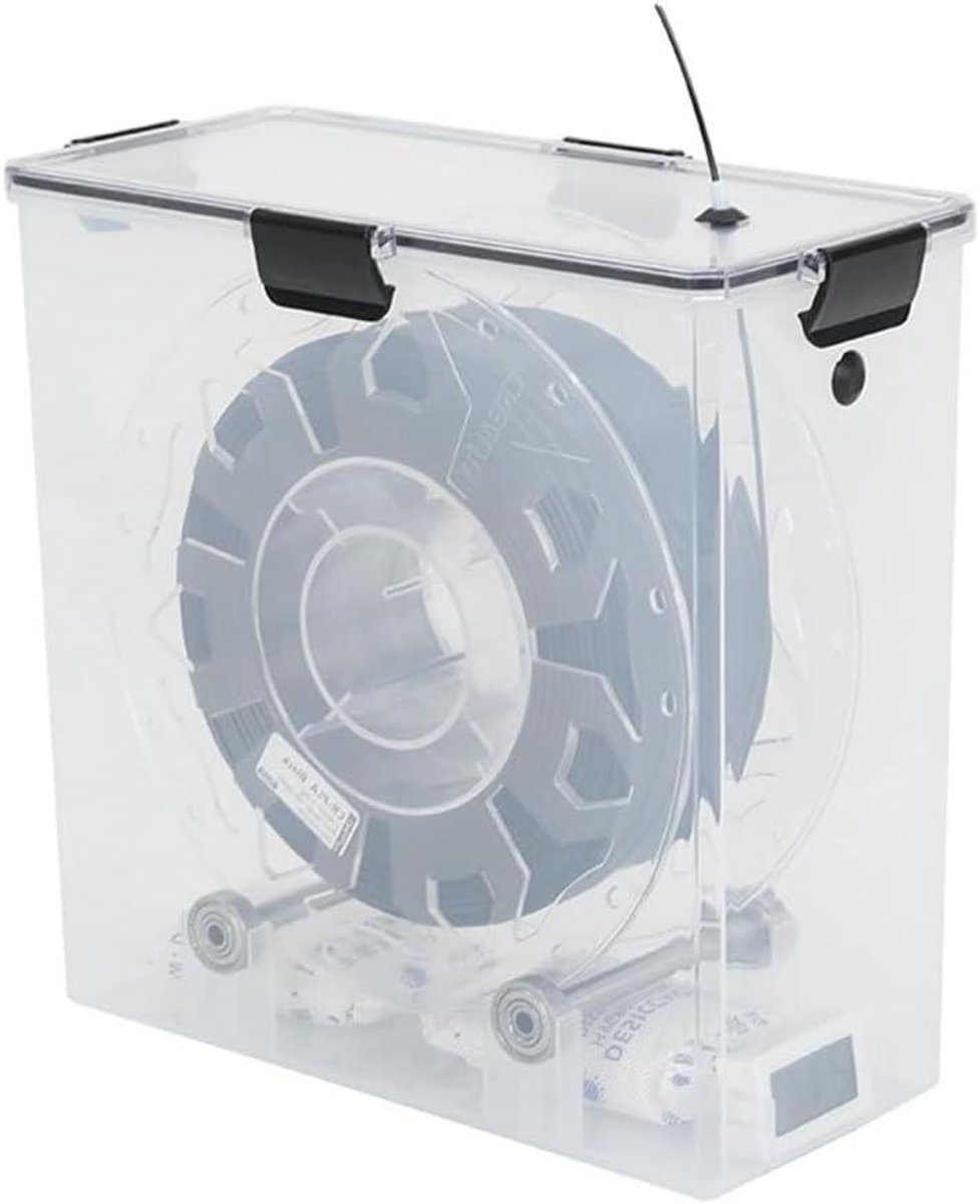 3D Printer Filament Doos - Opslag Houder - Vochtvrij Printen - Real-time Monitoring - Max 210mm Diameter - Transparant