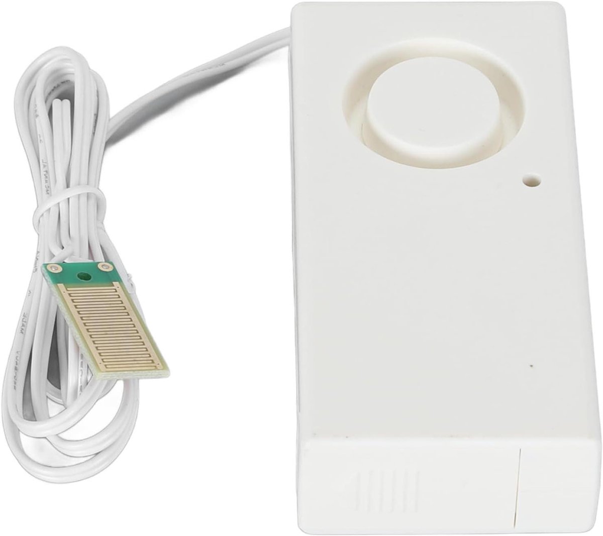 Waterlekalarmdetector - Lekdetector Huis - Huisbeveiliging - 120dB Luid Alarm - 10x6x4 cm - Wit