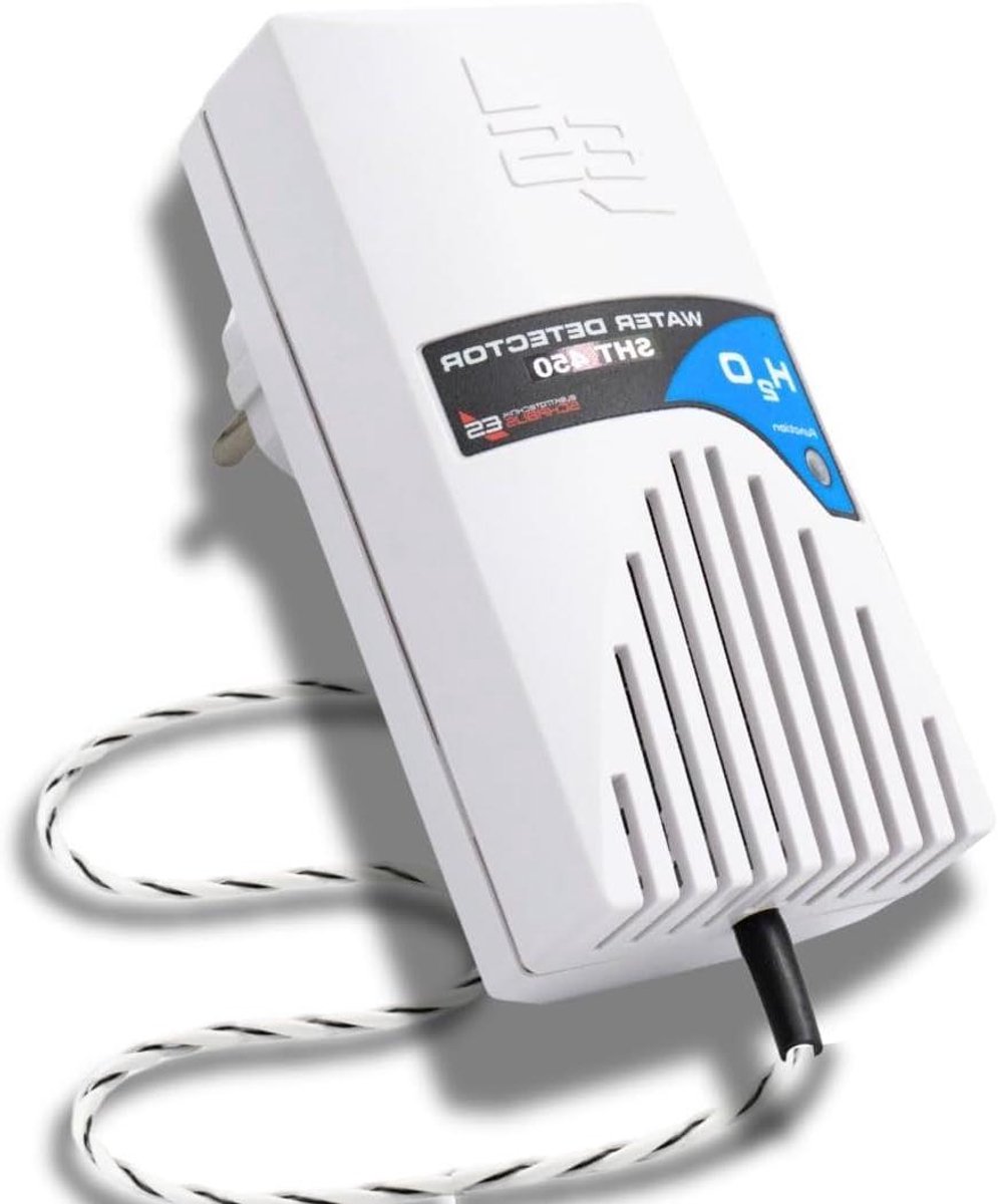 Watermelder - Lekdetector - Wateroverlast voorkomen - Met sensorkabel - 2 meter kabel - Wit
