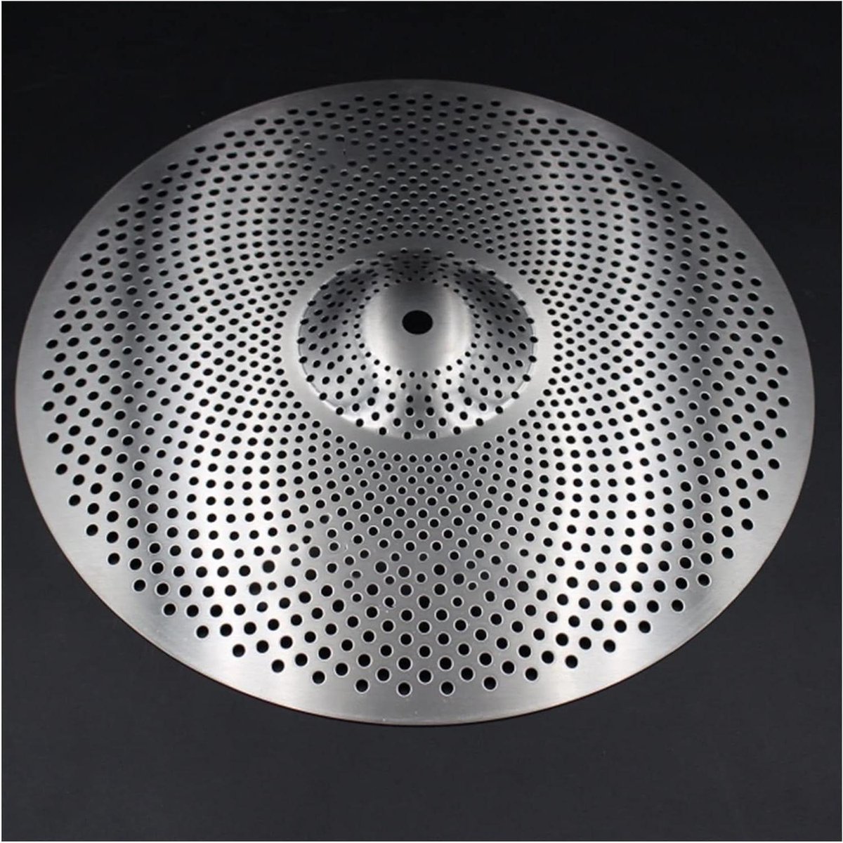 Drumbekken Oefen - Stil Bekken - Lage Volume Oefening - Geperforeerd Ontwerp - 10 Inch - Metaal