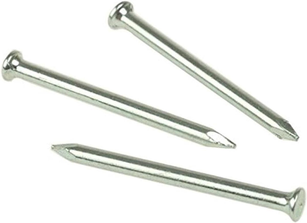 Muurnagel - Bevestigingsnagel - Algemene klussen - Sterke bevestiging - 30 x 80 mm - Wit