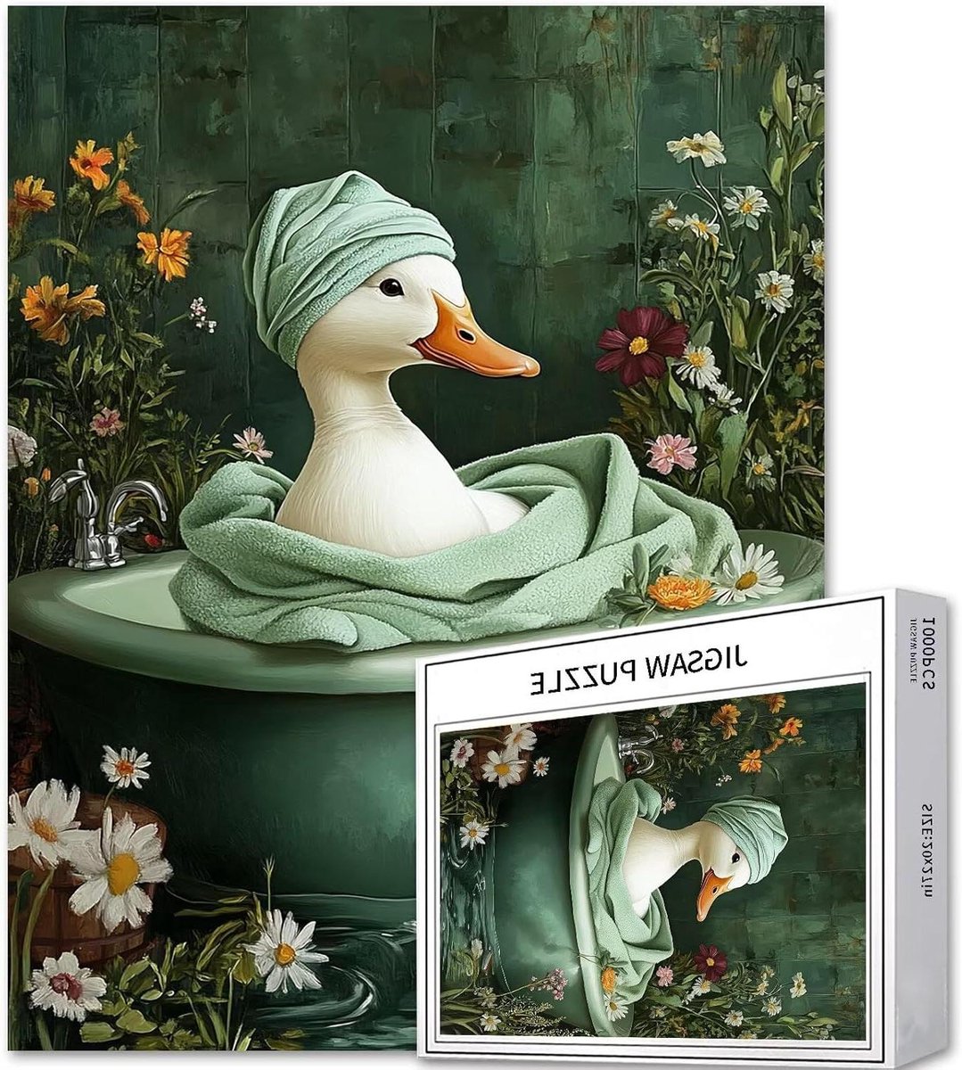 Legpuzzels Volwassenen - Puzzel Kind - Ontspanning Thuis - Gerecycled Materiaal - 1000 Stukjes - Kleurrijk