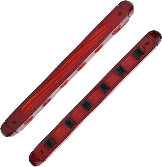 Keu Hanger - Pool Accessoires - Keus Opbergen - Ruimtebesparend Wandmontage - 39 cm - Wijnrood — afbeelding 3