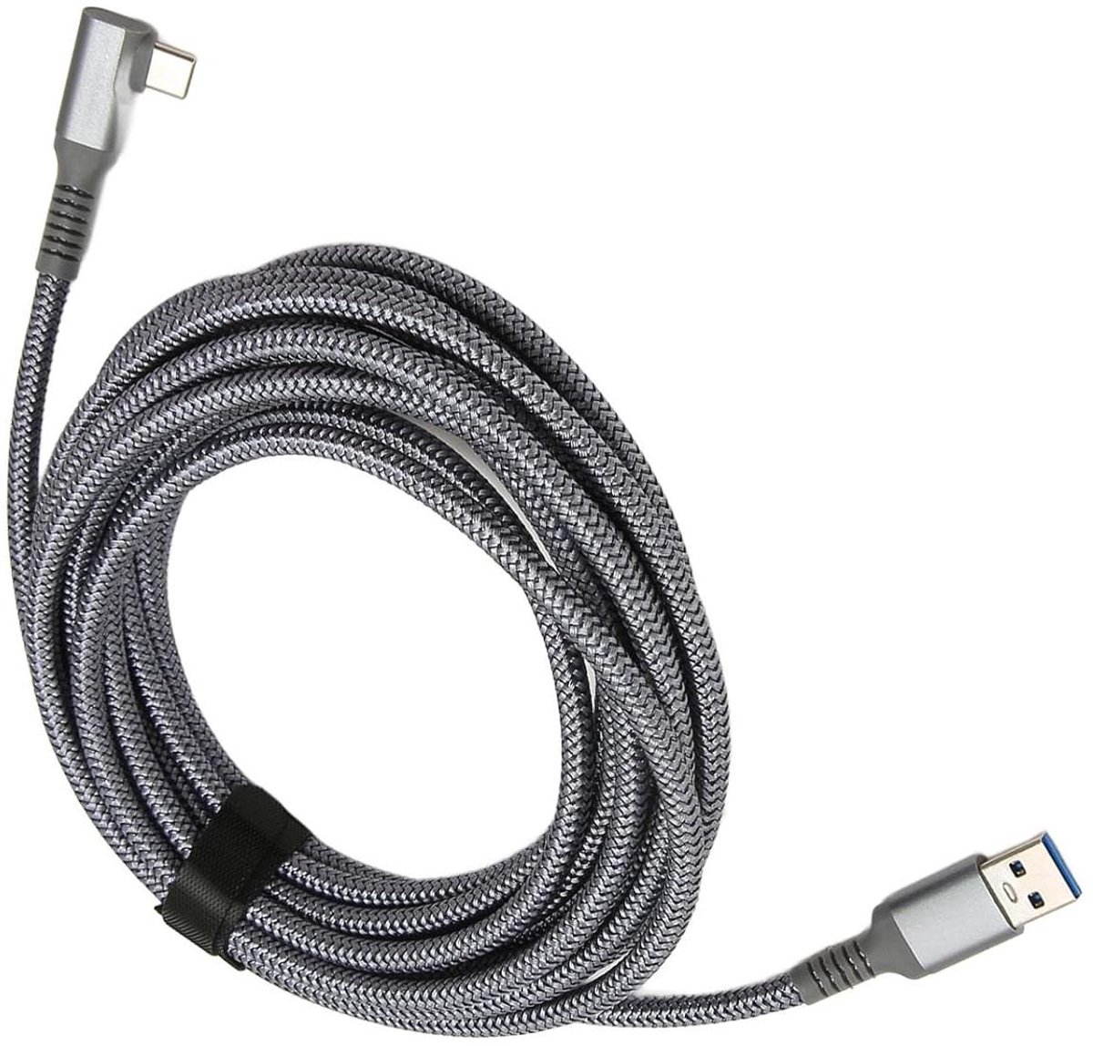 Type C Kabel - VR Link - VR Gaming - Nylon Gevlochten - 2 Meter - Zwart
