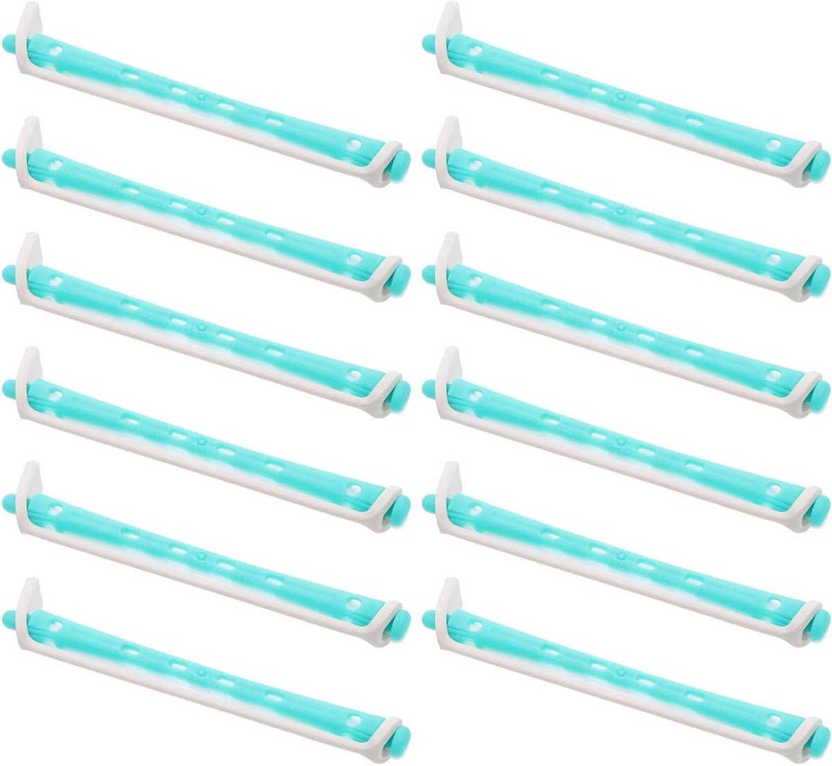 Haarrollers Set - Krulstokken - Haar Krullen - Praktisch Ontwerp - 12 Stuks - Multicolor