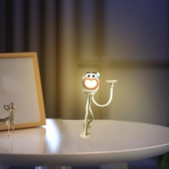 Octopus nachtlampje - Dierenlampje projectie - Kinderslaapkamer sfeer - Met timerfunctie - 4 x 4 x 4 cm - Meerdere kleuren — afbeelding 2