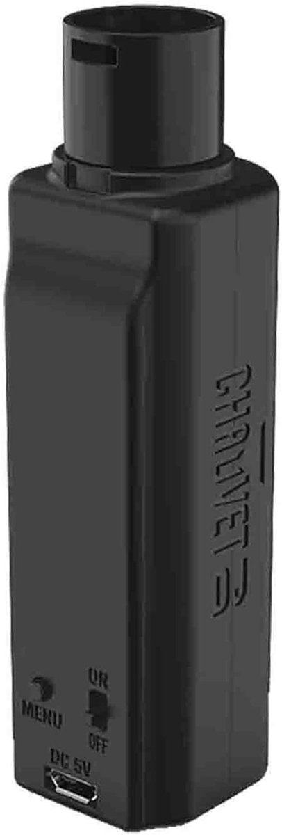 Draadloze DMX Zender - Compacte Zender - Podium Verlichting - Ultracompact Ontwerp - XLR - Zwart