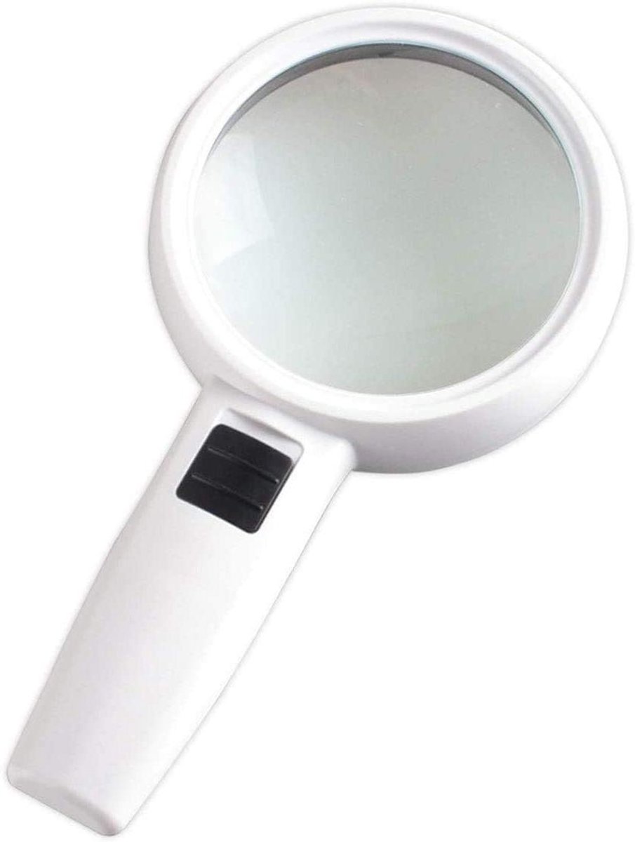 Vergrootglas met LED - Loep - Details Bekijken - 20x Optische Glaslens - 100mm Lens - Zwart