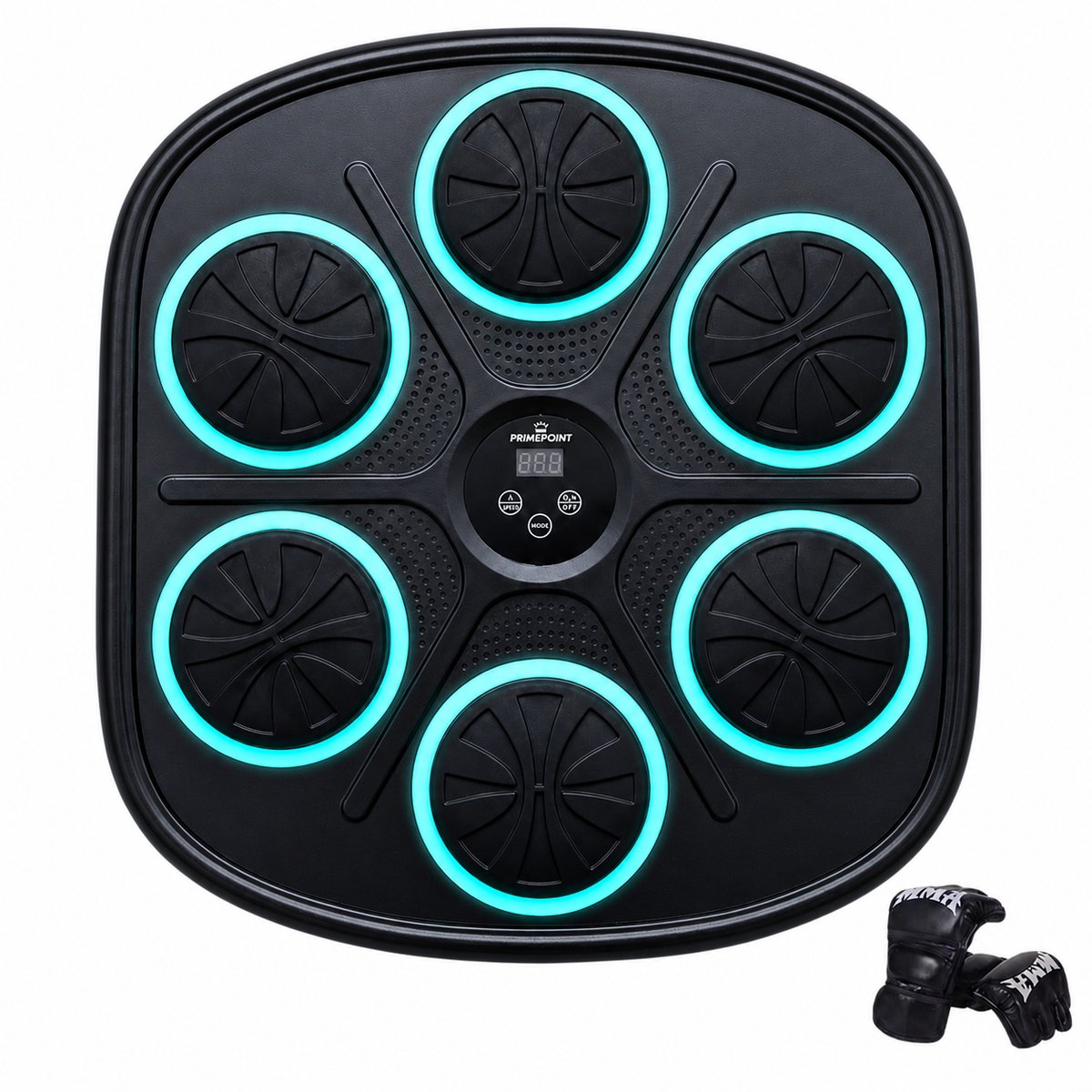 PrimePoint Elite Boxing Machine - Incl. Bokshandschoenen - Bokszak - Boxing Bag - Boksmachine - Boksbal -Boksen - Eenvoudige Installatie - Volwassenen en Kinderen