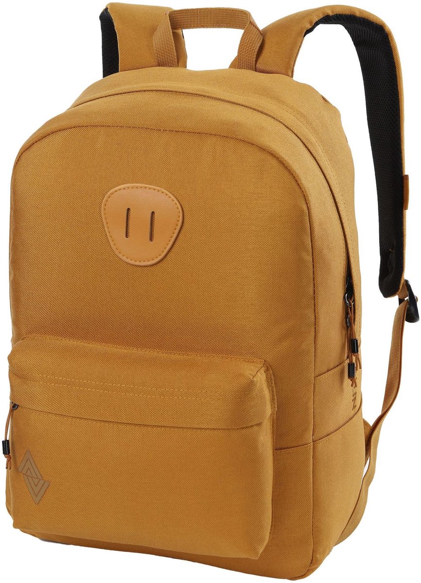 NITRO vrijetijdsrugzak rugzak met laptopvak Urban Collection Urban Classic Backpack 20L Amber Glow donkergeel