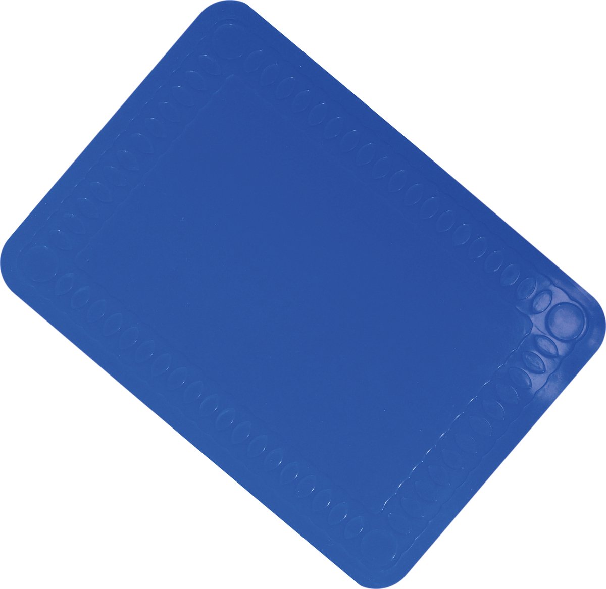 Antislip placemat - Blauw 25 x 18 cm - siliconen - Aidapt