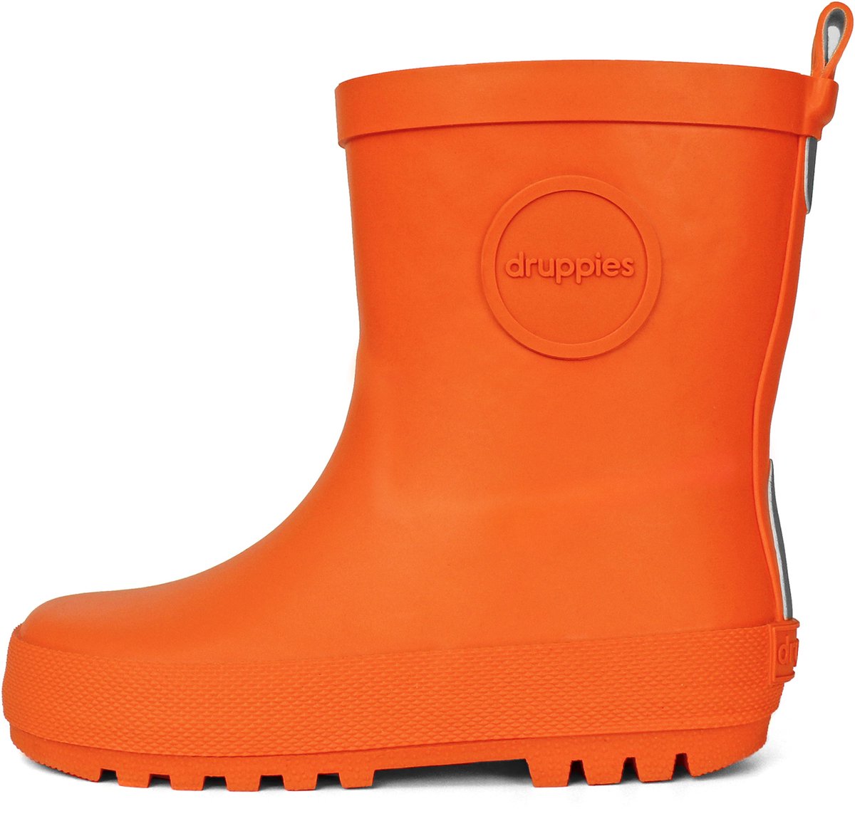Druppies Regenlaarzen Kinderen - Oranje Rubber Laarzen - Meisjes - Jongens - Adventure - Maat 30