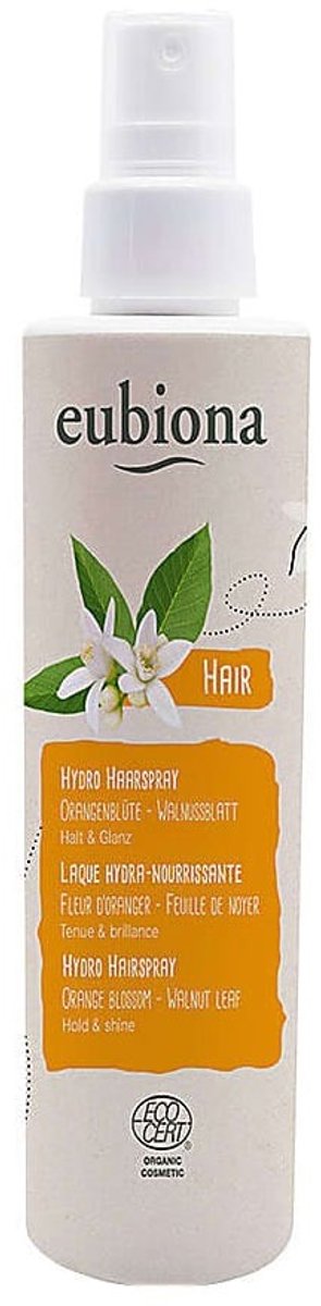 Eubiona natuurlijke haarspray oranjebloesem en walnoot 200ml
