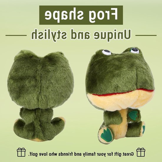 Pluche Golf Headcover, Kikkervorm, Beschermende Club Cover - Geweldig Cadeau voor Familie en Vrienden van Merkloos — afbeelding 3