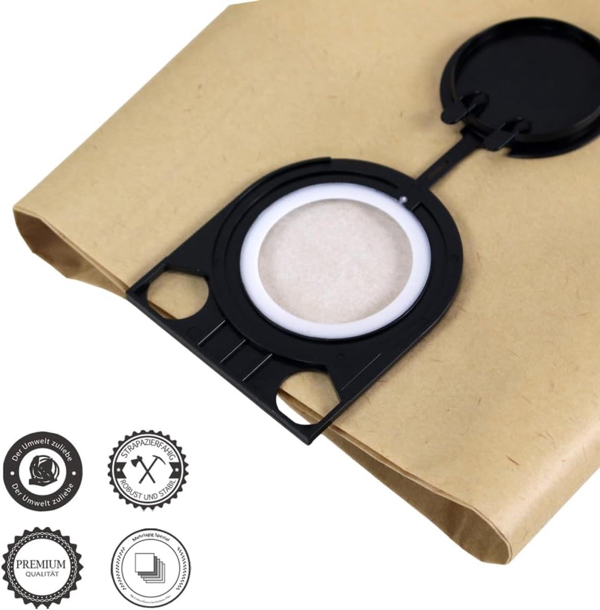 Stofzuigerzakken - Stofzuigerzakken - Stofzuigen - Meerlagig papier - 10 stuks - Wit