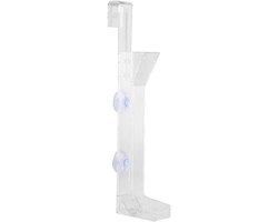 Garnalen voerbuis - Voerbak aquarium - Garnalen voeren - Verstelbare haak - 50 mm lengte - Transparant