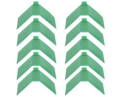 Allecto - Duiven Ruststandaard - V-vormige Zitstok - Stevig en Duurzaam - Groen - Vogelbenodigdheden - Ideaal voor Duiven - Ondersteuning Accesso