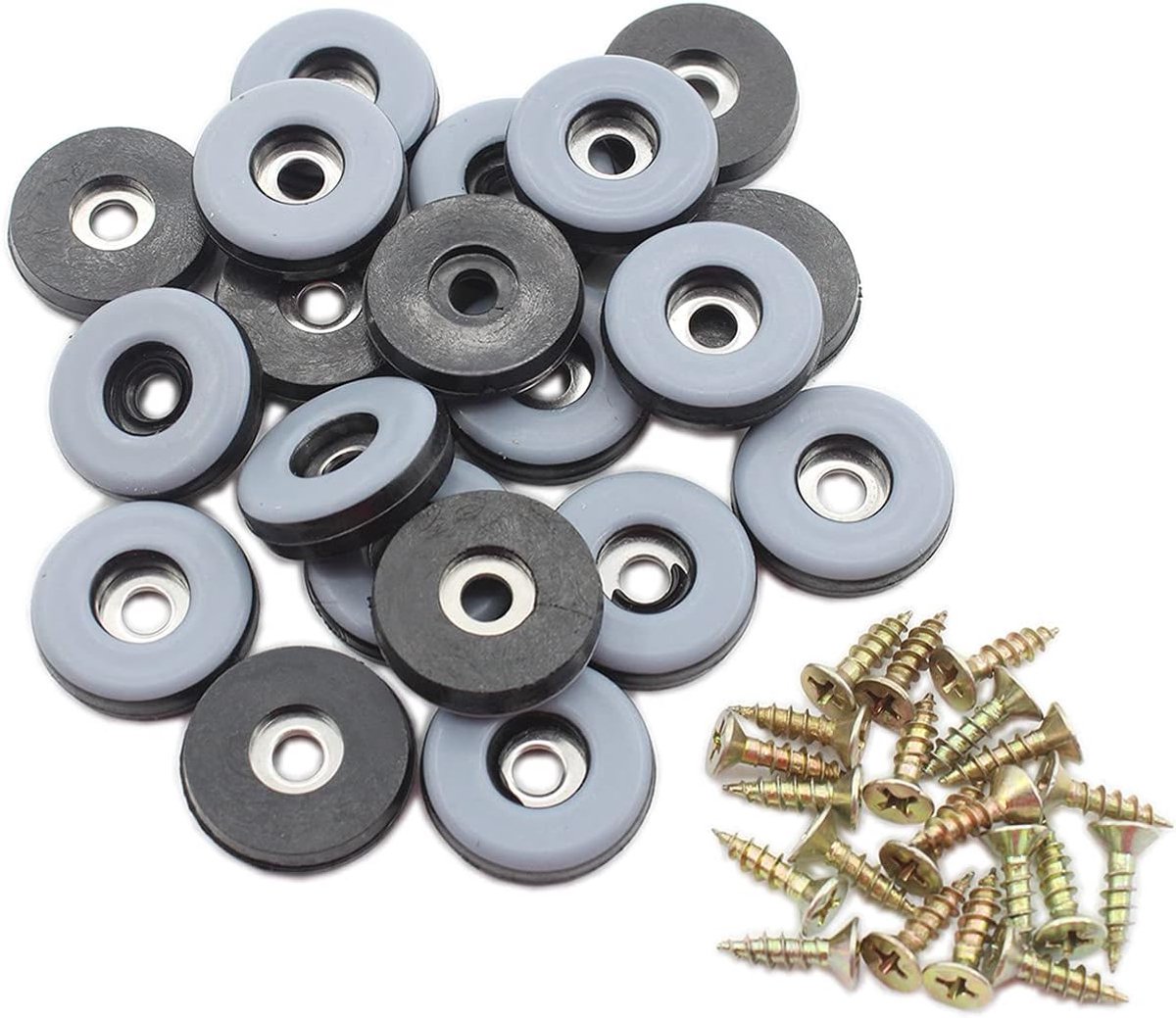 Meubelglijders - 48 stuks - Stoelpootbeschermers - Teflon glijders - Vloerbeschermers - Vl