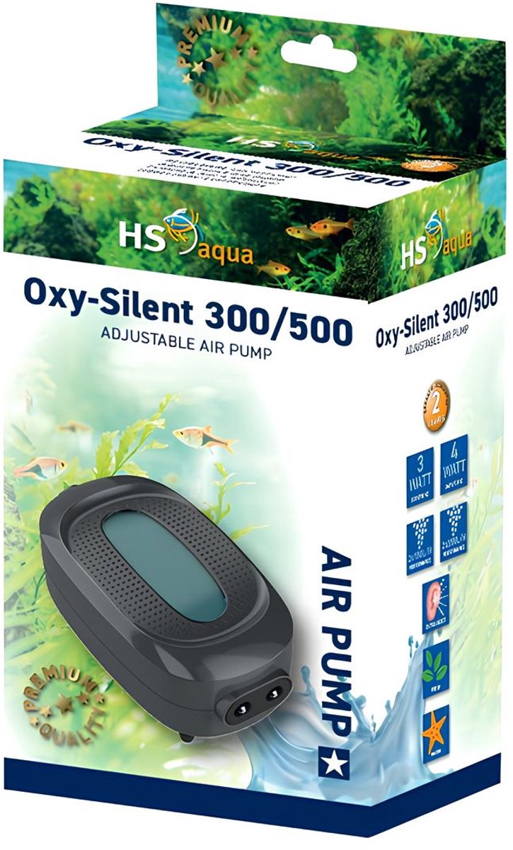 HS Aqua Luchtpomp AC500 - Luchtpomp Aquarium