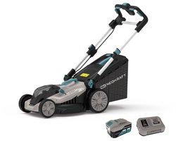 Neokraft - 40V Accu grasmaaier - 43cm maaibreedte - 5 Instelbare hoogtes - Incl 50L opvangbak - incl. accu & lader
