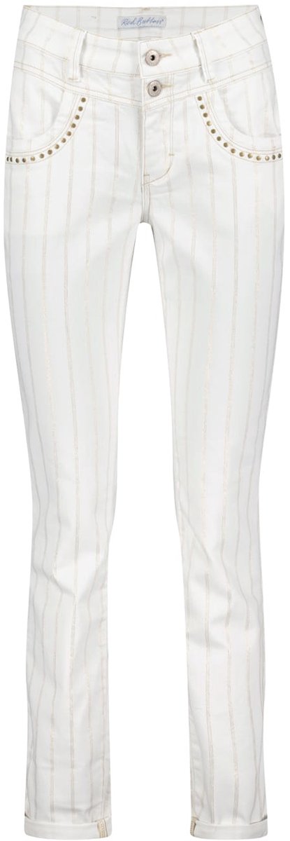 red button - broek - sienna - gold stripe - maat 36