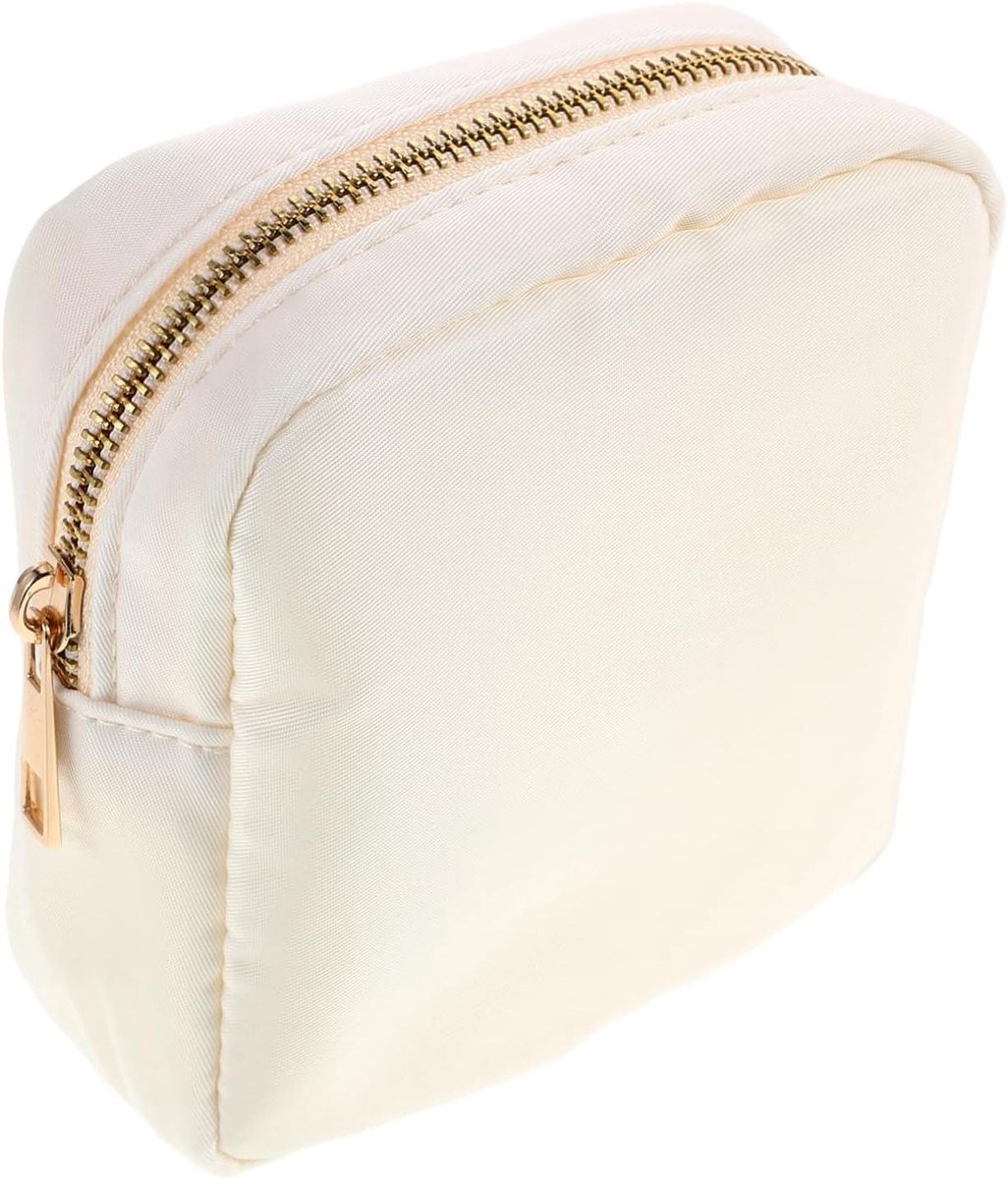 FRCOLOR Nylon Make Up Capacity Travel Bag Compact Lightweight Organizer For Women