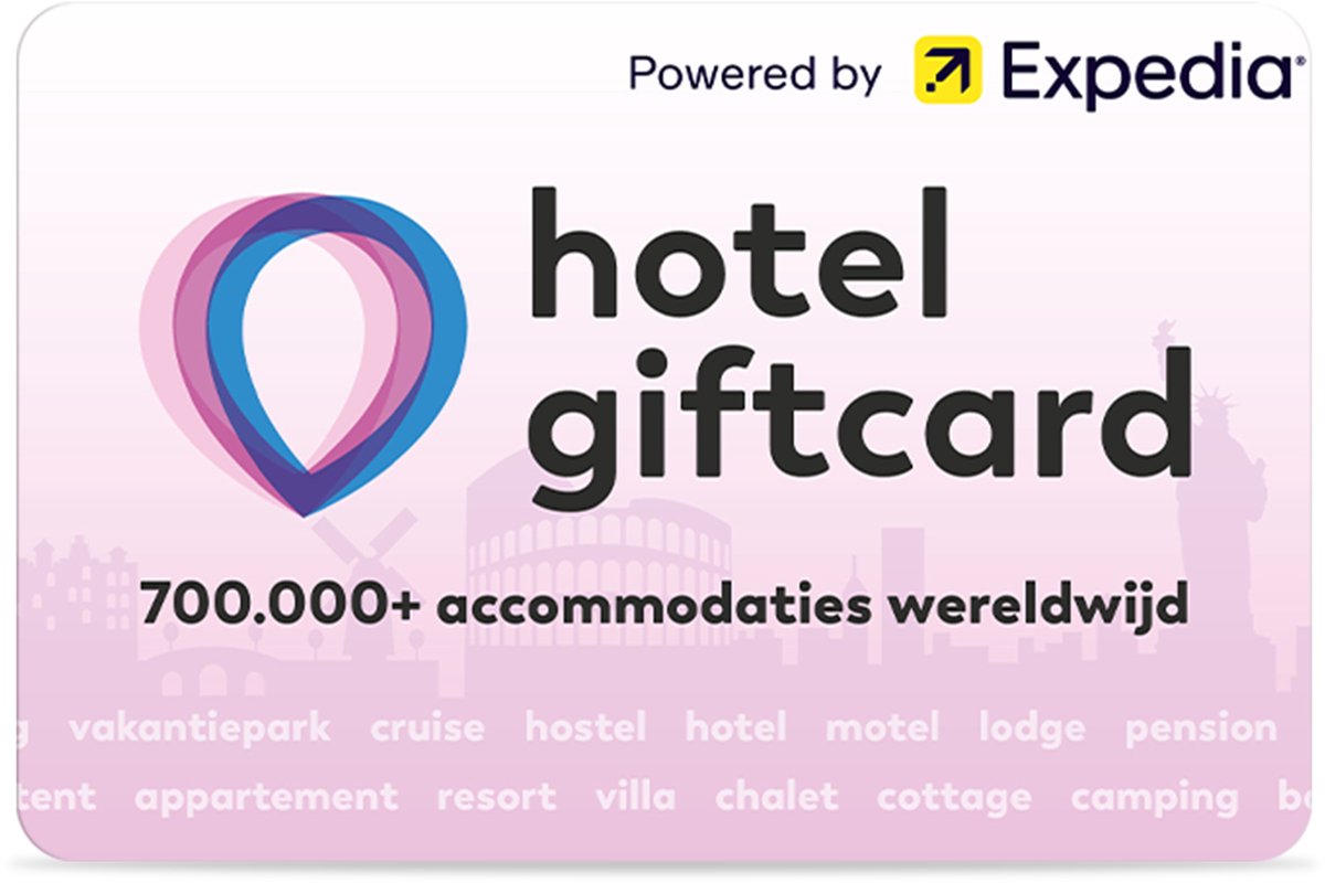 Hotel Giftcard - Cadeaukaart - 250 euro