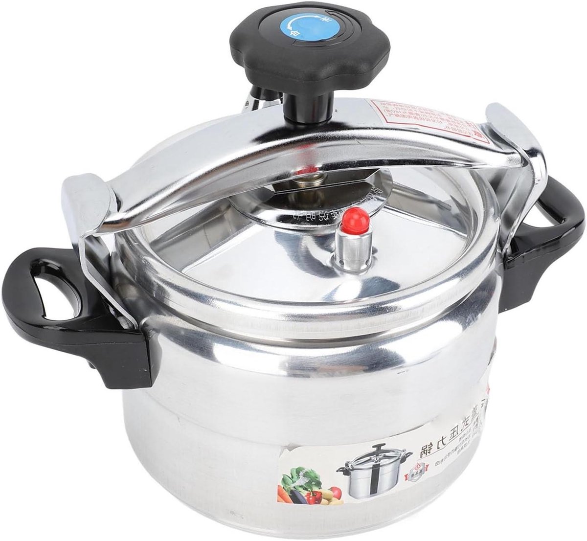 Snelkookpan - Drukpan - Snel Koken - Verdikte Aluminiumlegering - 4 Liter - Zilver