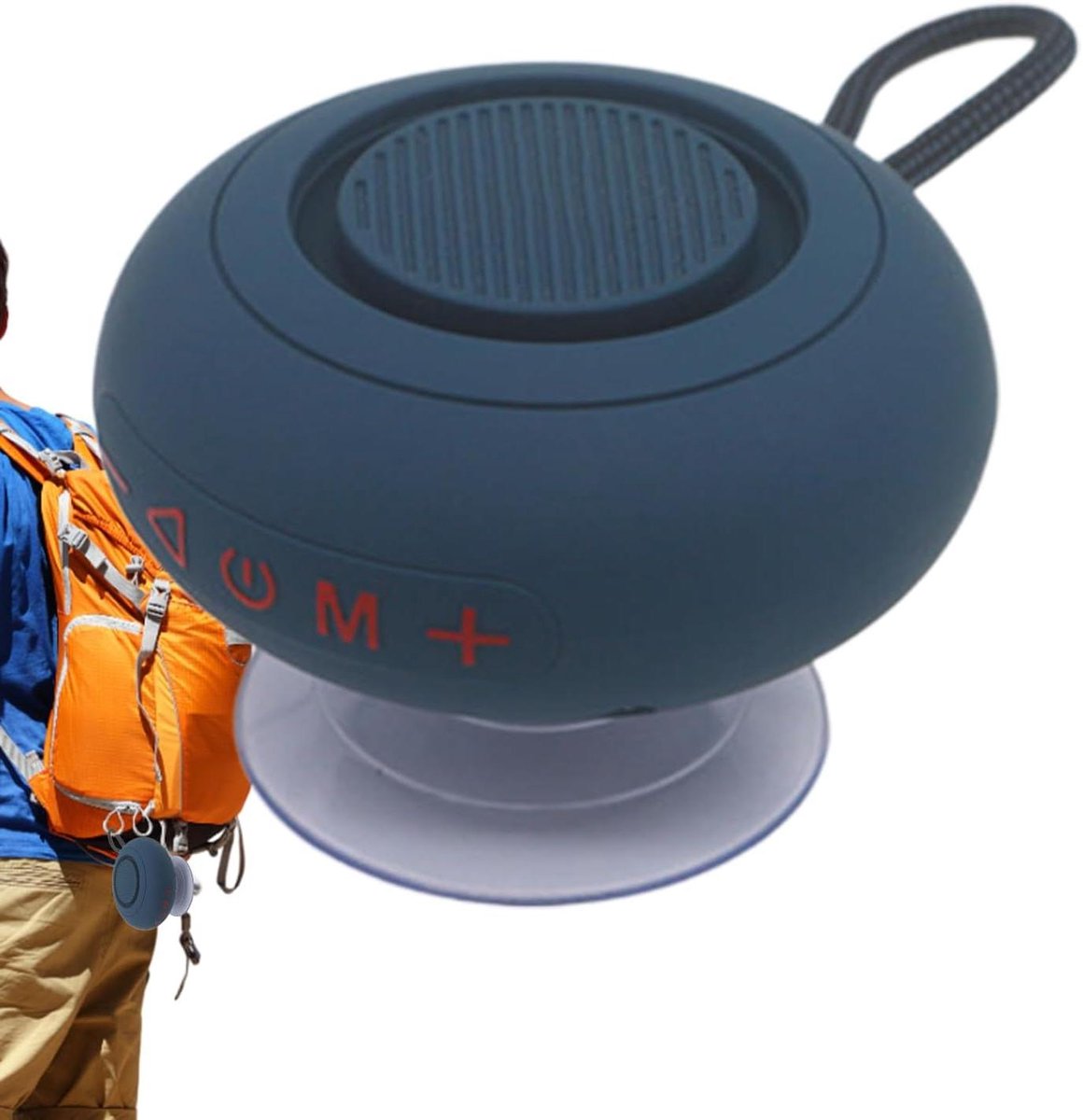 Waterdichte Audio Subwoofer - Draadloze Douche Speaker - Muziek Luisteren Buiten - Krachtige Zuignap Grip
