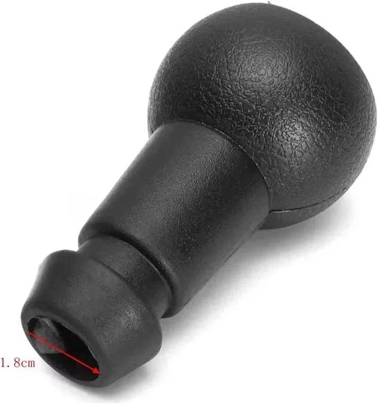 Schakelpook Knop - Hendel Veranderknop - Soepel Rijden - Comfortabele Grip - 1x1x1 cm - Zwart — afbeelding 2