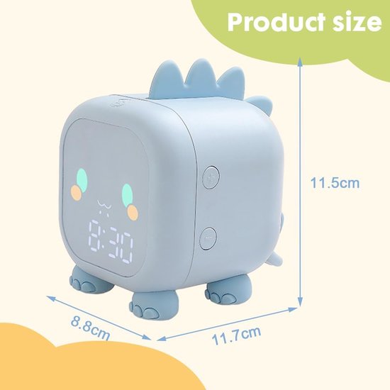 Kinderwekker - Digitale Wekker Slaapkamer - Slaaptrainer Kinderen - slaapindicator — afbeelding 5