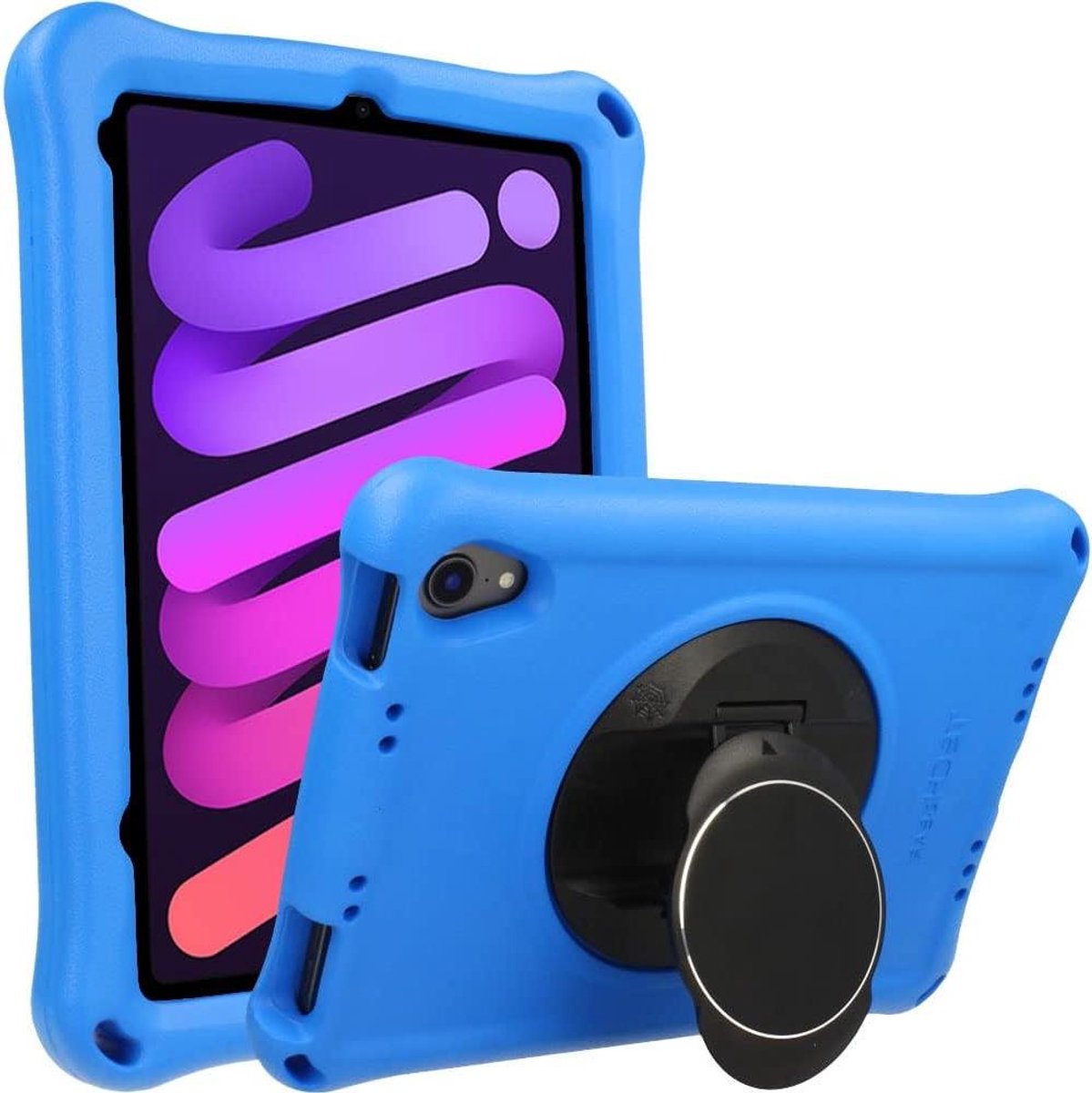 Tablethoes - Beschermhoes - Tabletbescherming - Met standaard en handhouder - 8.3 inch - Blauw