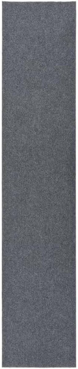 Loopmat - Vloerbedekking Runner - Entree Beschermen - Antislip Gel Laag - 100x500 cm - Gri